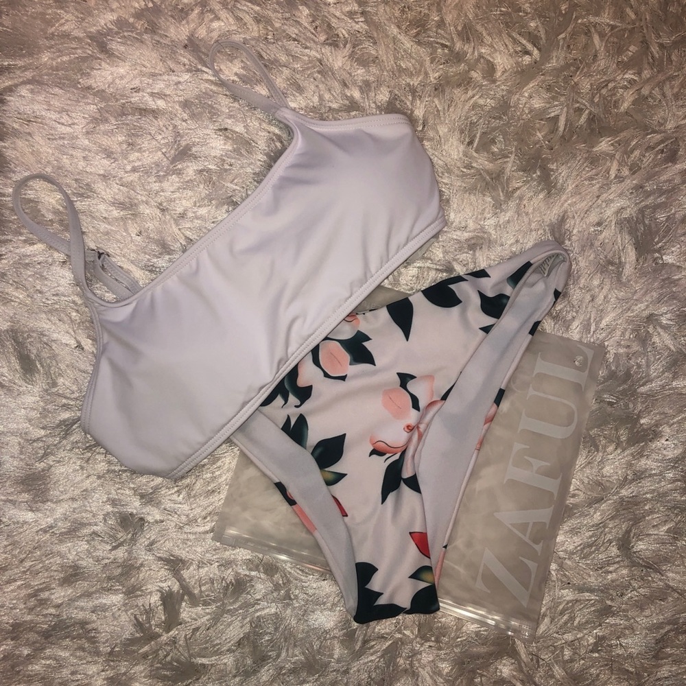 Zaful Tropical Bikini